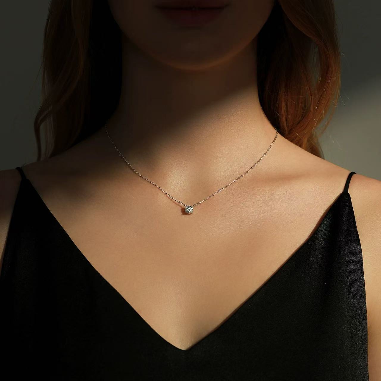 Moissanite Classic Necklace