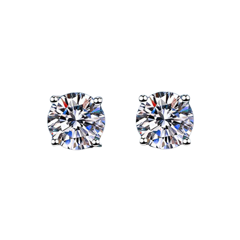 Moissanite Spark Earrings