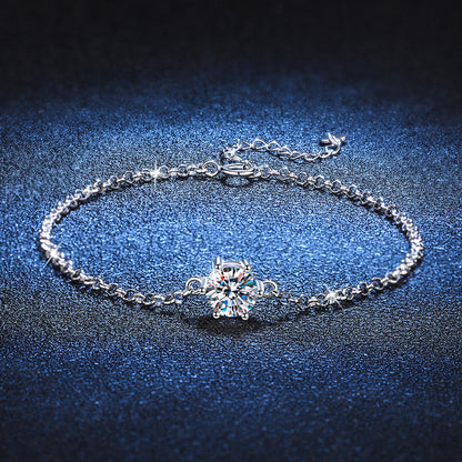 Six-Prong Moissanite Bracelet