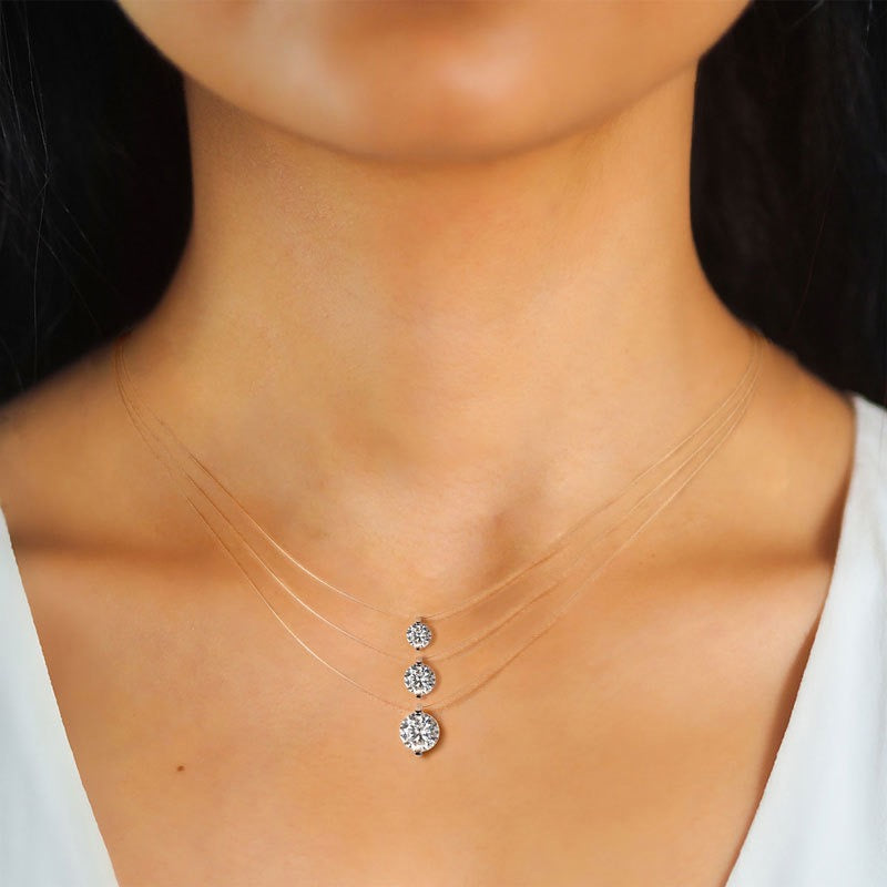 Ethereal Moissanite Necklace