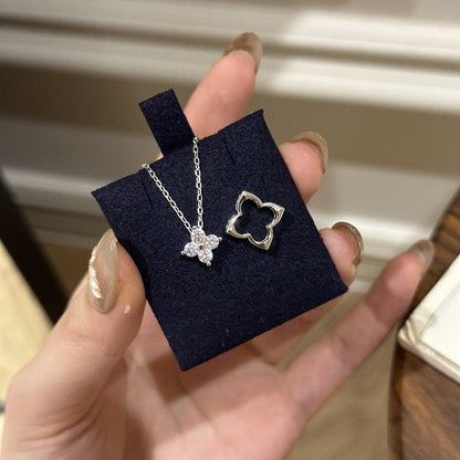 Crystal Clover Necklace