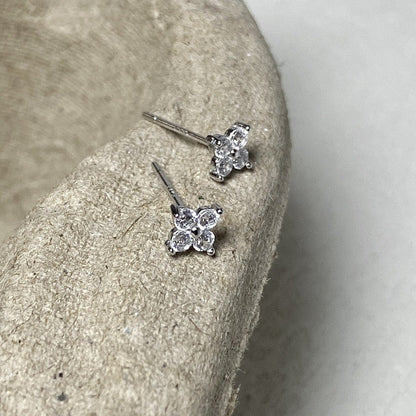 Crystal Clover Earrings