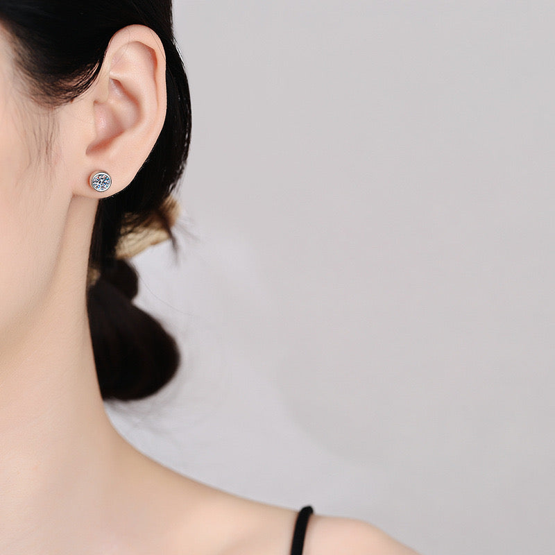 Round Pendant Earrings
