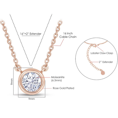 Round Pendant Necklace
