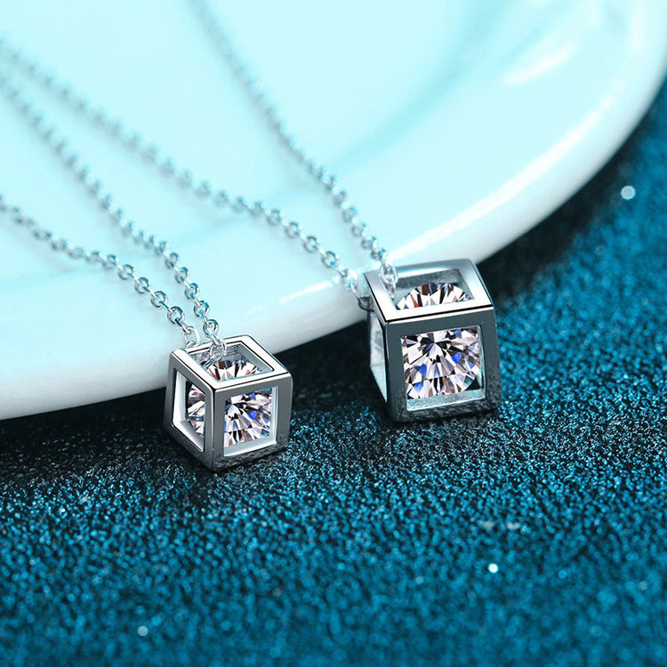 Radiant Cube Necklace