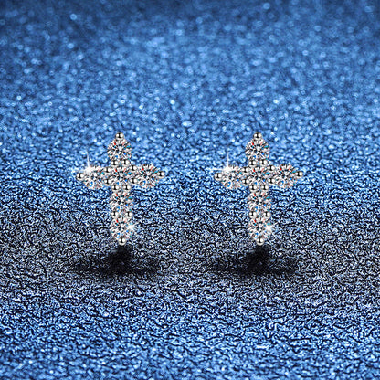 Shining Cross Earrings
