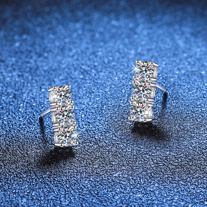 Vertical Spark Earrings