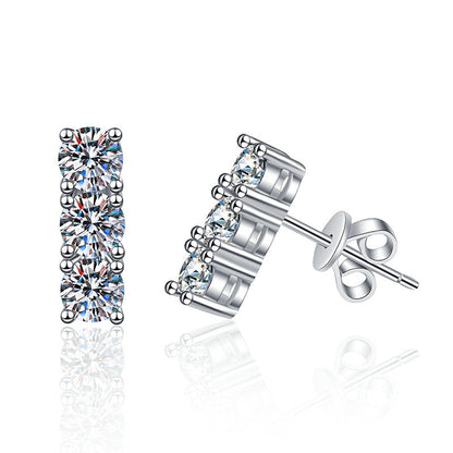 Vertical Spark Earrings