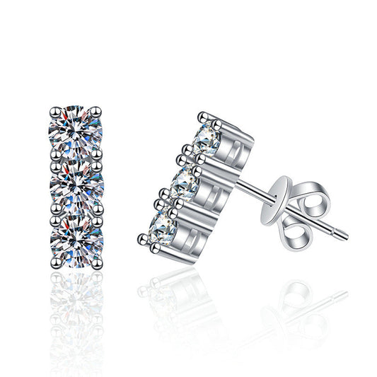 Vertical Spark Earrings