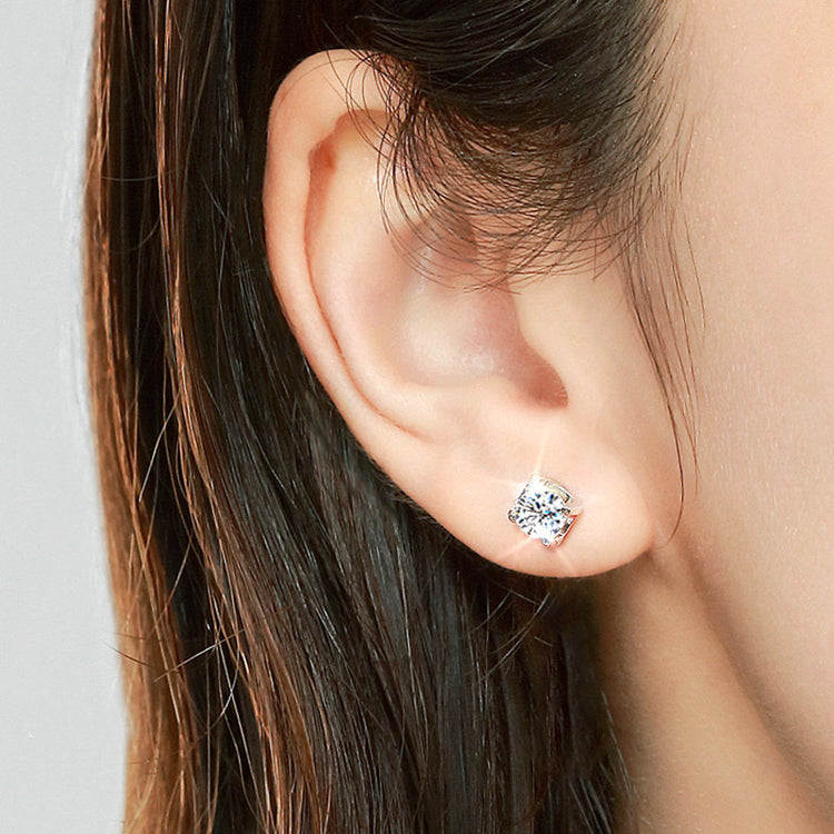 Square Sparkle Earrings