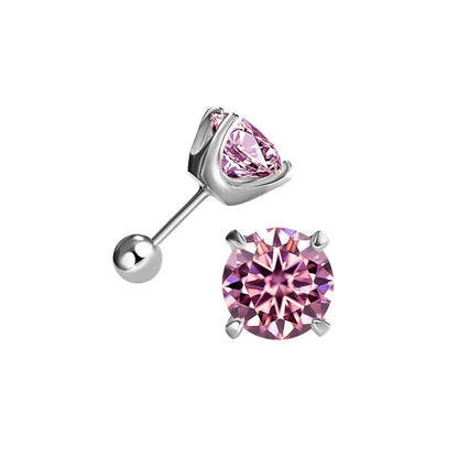 Four-Prong Moissanite Earrings