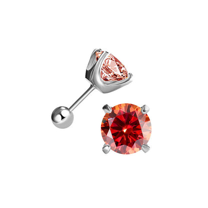 Four-Prong Moissanite Earrings