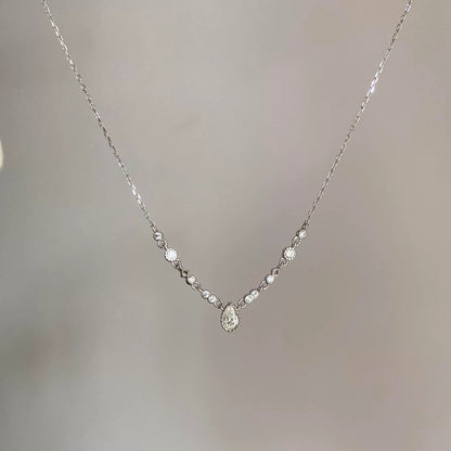Linked Raindrops Necklace