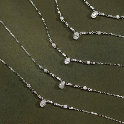 Linked Raindrops Necklace