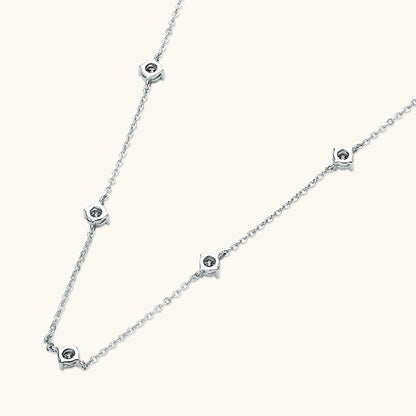 Gleaming Starry Necklace