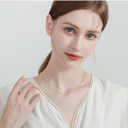 Gleaming Starry Necklace