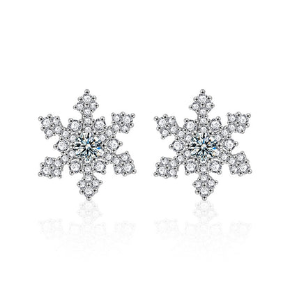 Snowflake Glow Earrings