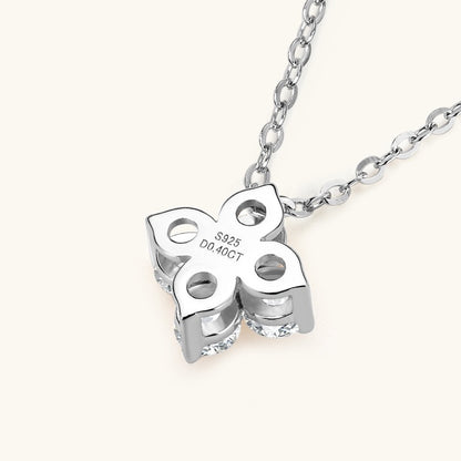 Moissanite Clover Necklace