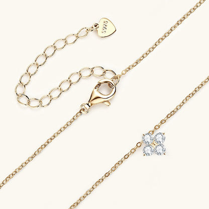 Moissanite Clover Necklace