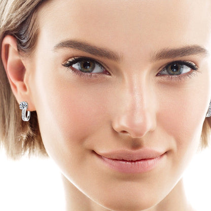 Classic Spark Huggie Earrings