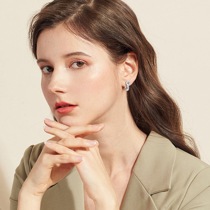 Classic Spark Huggie Earrings