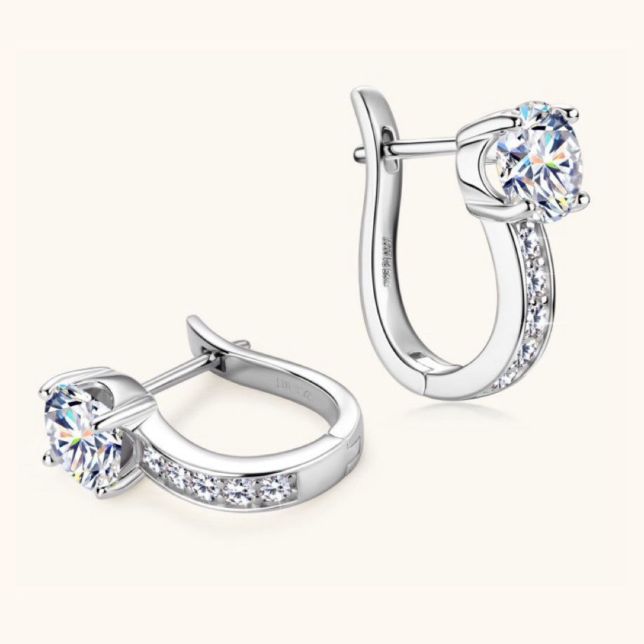 Classic Spark Huggie Earrings