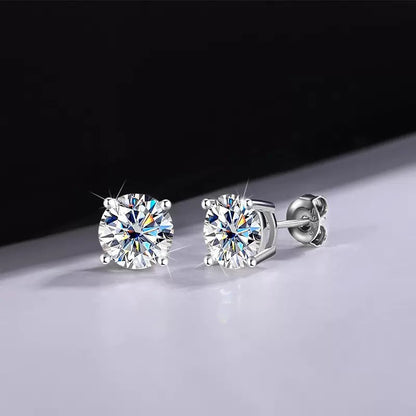 Moissanite Spark Earrings