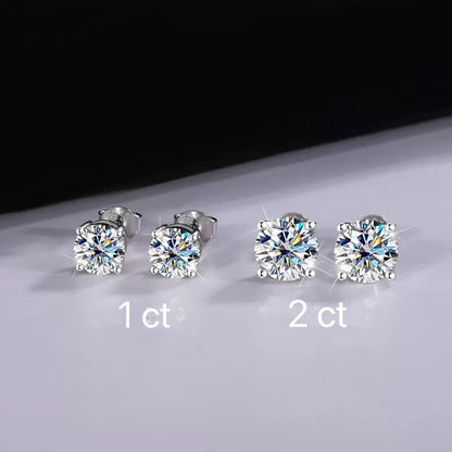 Moissanite Spark Earrings