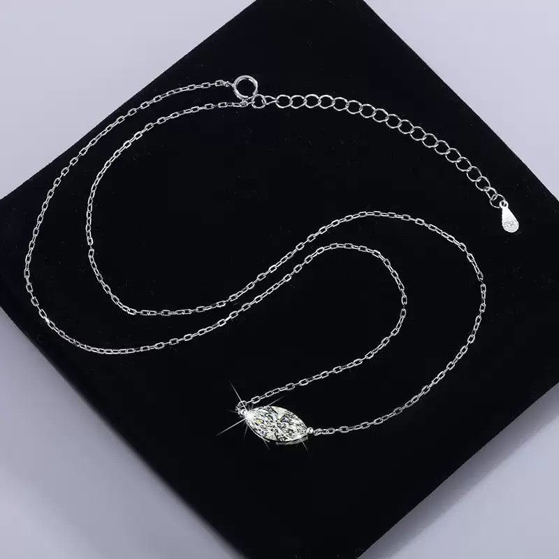 Marquise Moissanite  Necklace