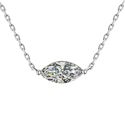 Marquise Moissanite  Necklace