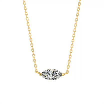 Marquise Moissanite  Necklace