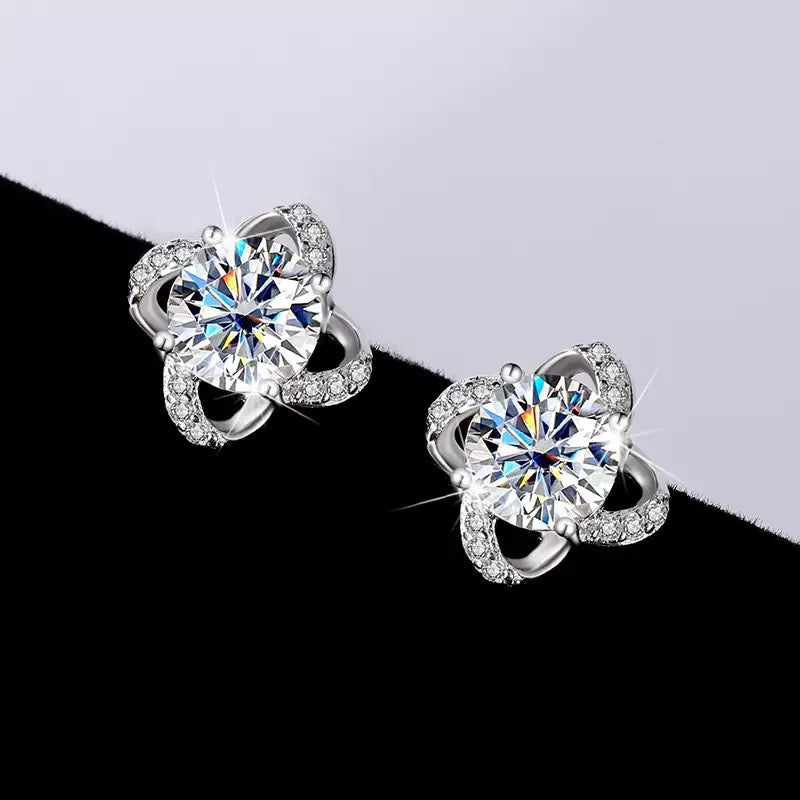 Bloom Moissanite Earrings