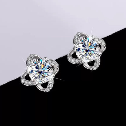Bloom Moissanite Earrings