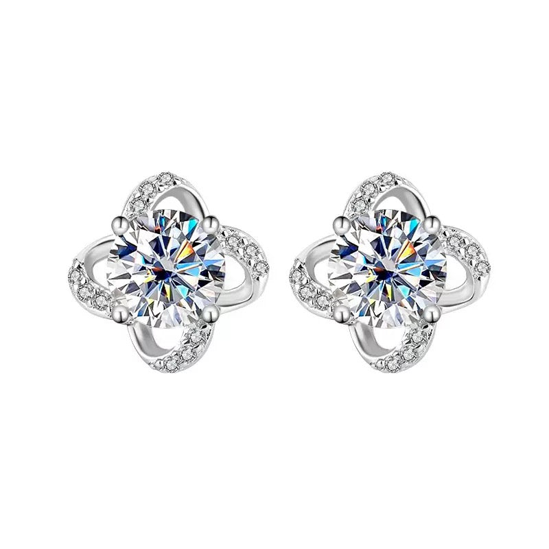 Bloom Moissanite Earrings