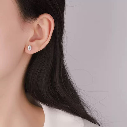 Elegant Oval Earrings