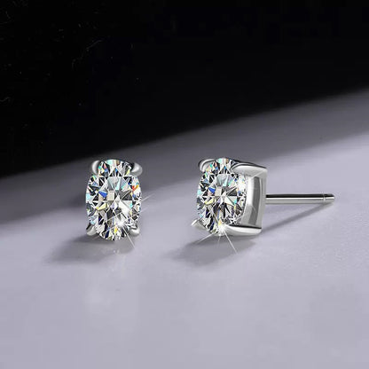 Elegant Oval Earrings