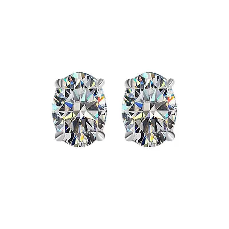 Elegant Oval Earrings