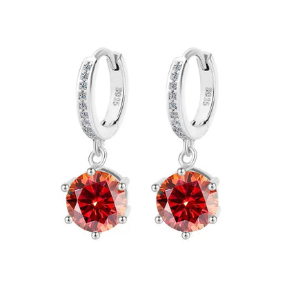 Solitaire Moissanite Earrings