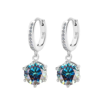 Solitaire Moissanite Earrings