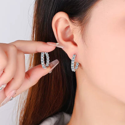 Huggie Moissanite Earrings