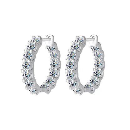 Huggie Moissanite Earrings