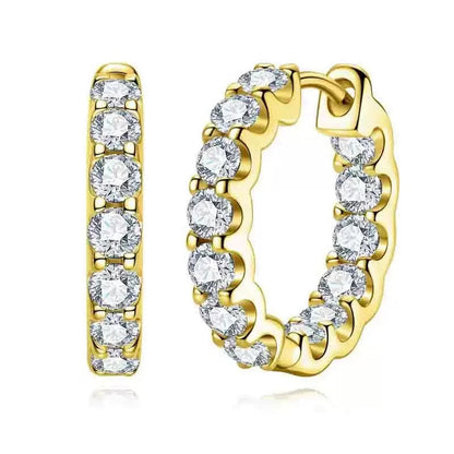 Huggie Moissanite Earrings