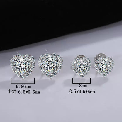 Dazzling Heart Earrings