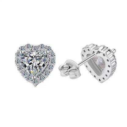 Dazzling Heart Earrings