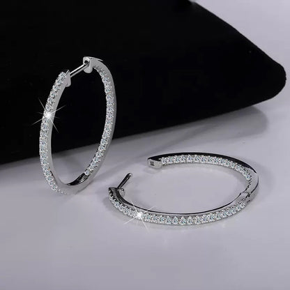 Hoop Moissanite Earrings