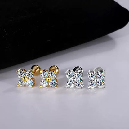 Crystal Clover Earrings