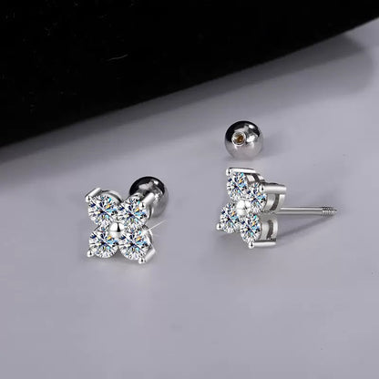 Crystal Clover Earrings