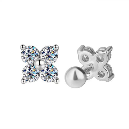 Crystal Clover Earrings