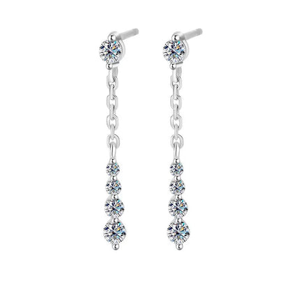 Linear Drop Earrings