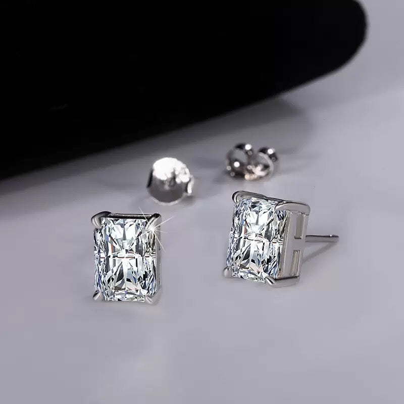 Radiant Cut Earrings
